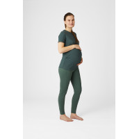 Camiseta de maternidad funcional Horze Lily Cilantro verde Camiseta de maternidad funcional Horze Lily Cilantro verde