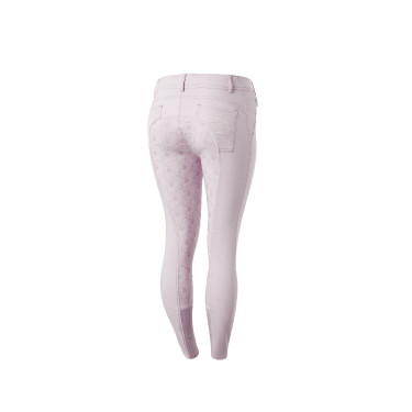 Pantalón de equitación de asiento completo Horze Kaitlin para mujer con decoración floral Pantalón de equitación de asiento completo Horze Kaitlin para mujer con decoración floral