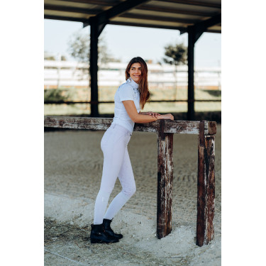 Pantalón de equitación de asiento completo Horze Kaitlin para mujer con decoración floral Pantalón de equitación de asiento completo Horze Kaitlin para mujer con decoración floral