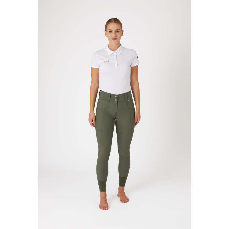 Pantalón de equitación Horze Indira de talle alto con culera completa para mujer Pantalón de equitación Horze Indira de talle alto con culera completa para mujer