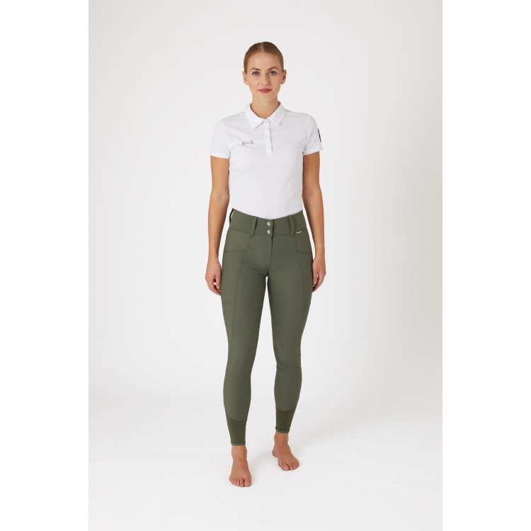 Pantalón de equitación Horze Indira de talle alto con culera completa para mujer Pantalón de equitación Horze Indira de talle alto con culera completa para mujer