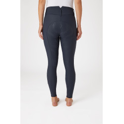 Pantalón de equitación Horze Indira de talle alto con culera completa para mujer Azul tinta Pantalón de equitación Horze Indira de talle alto con culera completa para mujer Azul tinta