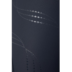 Pantalón de equitación Horze Indira de talle alto con culera completa para mujer Azul tinta Pantalón de equitación Horze Indira de talle alto con culera completa para mujer Azul tinta