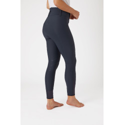 Pantalón de equitación con rodilleras Grip de talle alto Horze Indira para mujer Azul tinta Pantalón de equitación con rodilleras Grip de talle alto Horze Indira para mujer Azul tinta