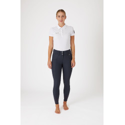 Pantalón de equitación con rodilleras Grip de talle alto Horze Indira para mujer Azul tinta Pantalón de equitación con rodilleras Grip de talle alto Horze Indira para mujer Azul tinta