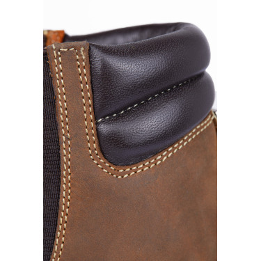 Botas Jodhpur Horze Blake de cuero para niño Marrón oscuro Marrón Botas Jodhpur Horze Blake de cuero para niño Marrón oscuro Marrón