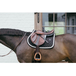 Tapis de selle Plaited Cord Jumping Kentucky Negro Tapis de selle Plaited Cord Jumping Kentucky Negro