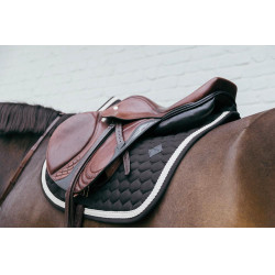 Tapis de selle Plaited Cord Jumping Kentucky Negro Tapis de selle Plaited Cord Jumping Kentucky Negro