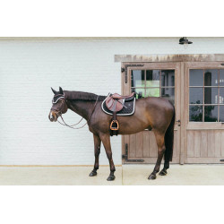 Tapis de selle Plaited Cord Jumping Kentucky Negro Tapis de selle Plaited Cord Jumping Kentucky Negro