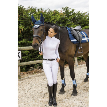Polo Equi-Theme Mesh mangas largas Polo Equi-Theme Mesh mangas largas