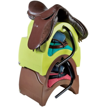 Carrito portasilla en resina Saddle Box La Gee Carrito portasilla en resina Saddle Box La Gee