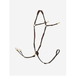 Pechopetral con martingala LeMieux Havana Marrón