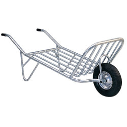 Carretilla galvanizada con 1 rueda monobloc La Gee