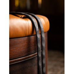 Riendas Magna Grip Rubber LeMieux Marrón / plateado Riendas Magna Grip Rubber LeMieux Marrón / plateado