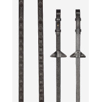Riendas Magna Grip Rubber LeMieux Marrón / latón Marr&amp;amp;amp;oacute;n