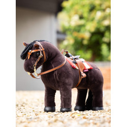 Silla Western color tostado para juguete Mini Pony LeMieux Silla Western color tostado para juguete Mini Pony LeMieux