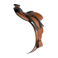 Silla de montar Western mini para juguete ecuestre