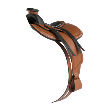 Silla de montar Western mini para juguete ecuestre