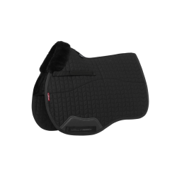 Almohadilla de montar LeMieux Square mixta forrada en la mitad con Merino+
