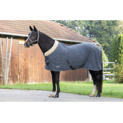 Manta polar RugBe Royal Covalliero Grafito Gris Manta polar RugBe Royal Covalliero Grafito Gris