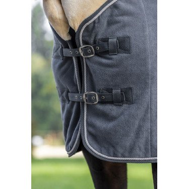 Manta polar RugBe Royal Covalliero Grafito Gris Manta polar RugBe Royal Covalliero Grafito Gris