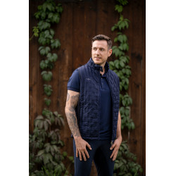 Chaleco bicolor para hombre Covalliero Marino Azul marino