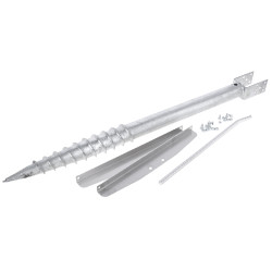 Estaca para panel solar AKO en kit