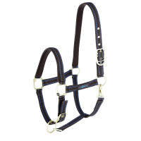 Cabezada para caballo Royal Covalliero Marrón / azul claro Marrón Cabezada para caballo Royal Covalliero Marrón / azul claro Marrón