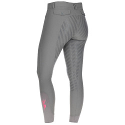 Pantalón Janne x PinkRibbon asiento completo grip mujer Covalliero Grafito Gris