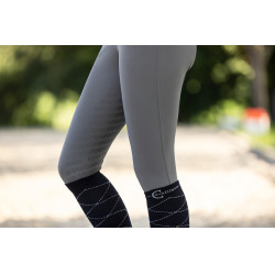 Pantalón Janne x PinkRibbon asiento completo grip mujer Covalliero Grafito Gris