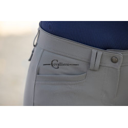 Pantalón Janne x PinkRibbon asiento completo grip mujer Covalliero Grafito Gris