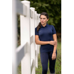 Polo de mujer de manga corta Covalliero Marino Azul marino