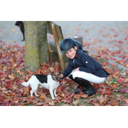 Chaqueta de competición infantil Turinga Covalliero Marino Azul marino