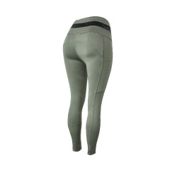 Leggings de equitación B Vertigo Caitlin de talle alto y culera completa para mujer Verde escarabajo