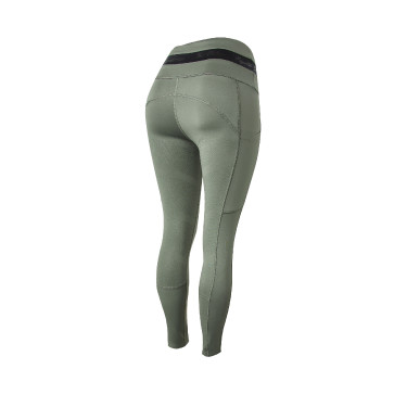 Leggings de equitación B Vertigo Caitlin de talle alto y culera completa para mujer Verde escarabajo