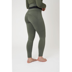Leggings de equitación B Vertigo Caitlin de talle alto y culera completa para mujer Verde escarabajo