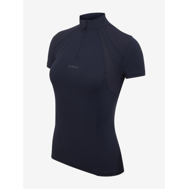 Camiseta interior de malla de manga corta LeMieux Mia Marino Azul marino