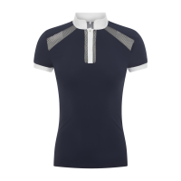 Polo de concurso LeMieux Camille de manga corta Marino