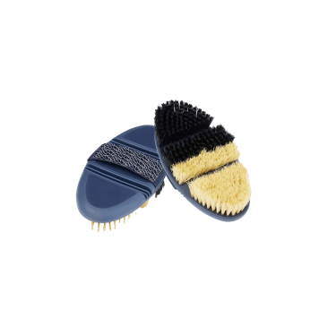 Cepillo Flexi Half & Half Grooming LeMieux Marino Azul marino
