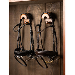 Brida LeMieux Kudos Patent doma Castaño Marrón Brida LeMieux Kudos Patent doma Castaño Marrón