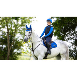 Almohadilla de montar LeMieux Loire Close Contact Square CSO Benetton Azul