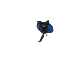 Almohadilla de montar LeMieux Loire Close Contact Square CSO Benetton Azul