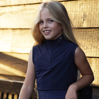 Top HV Polo Luna niños Marino Azul marino