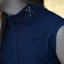Top HV Polo Luna niños Marino Azul marino