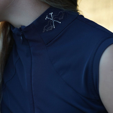 Top HV Polo Luna niños Marino Azul marino
