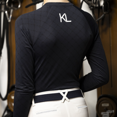 Camiseta de entrenamiento body para mujer Kingsland Marino Azul marino