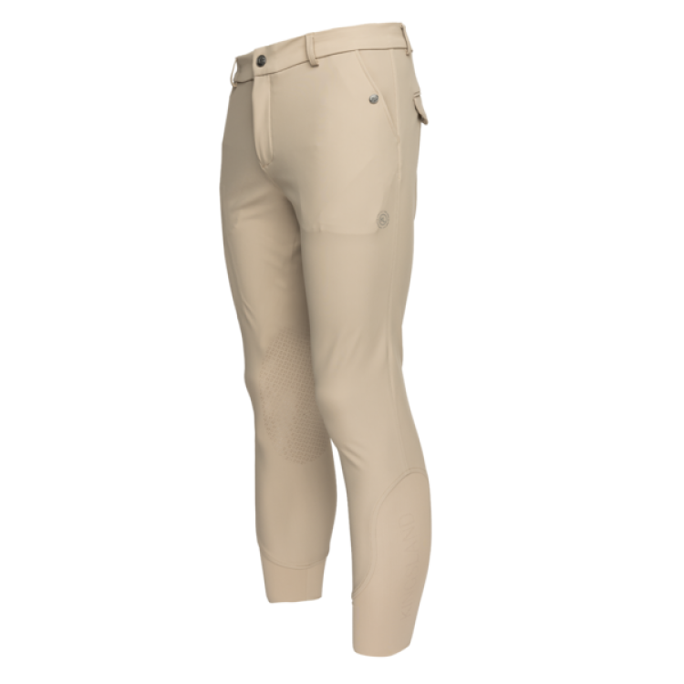 Pantalón de equitación sin costuras con grip en las rodillas para hombre KLkoa Kingsland Pantalón de equitación sin costuras con grip en las rodillas para hombre KLkoa Kingsland