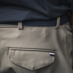 Pantalón de equitación sin costuras con culera completa para hombre KLkoa Kingsland Pavé beige