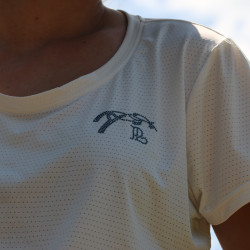 Camiseta Tecty Pénélope de manga corta Crudo Blanco
