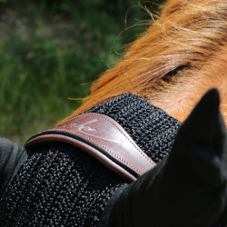 Brida Muserola Combinada Anatómica Dy'on New English Collection Castaño Marrón